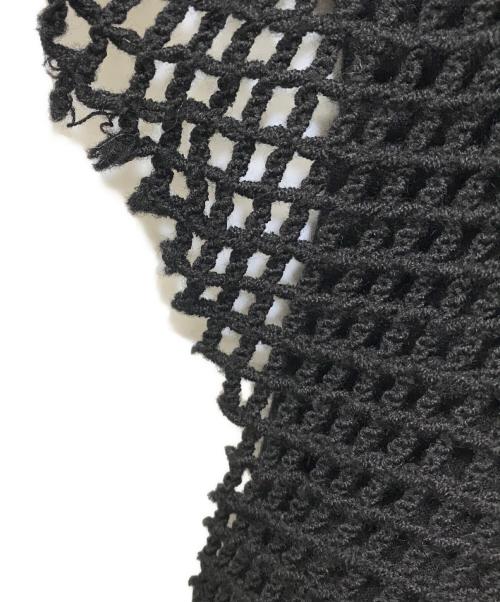COMME des GARCONS（コムデギャルソン）COMME des GARCONS (コムデギャルソン) メッシュレイヤードカーディガン ブラック サイズ:Mの古着・服飾アイテム