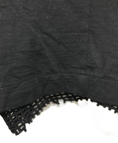COMME des GARCONS（コムデギャルソン）COMME des GARCONS (コムデギャルソン) メッシュレイヤードカーディガン ブラック サイズ:Mの古着・服飾アイテム