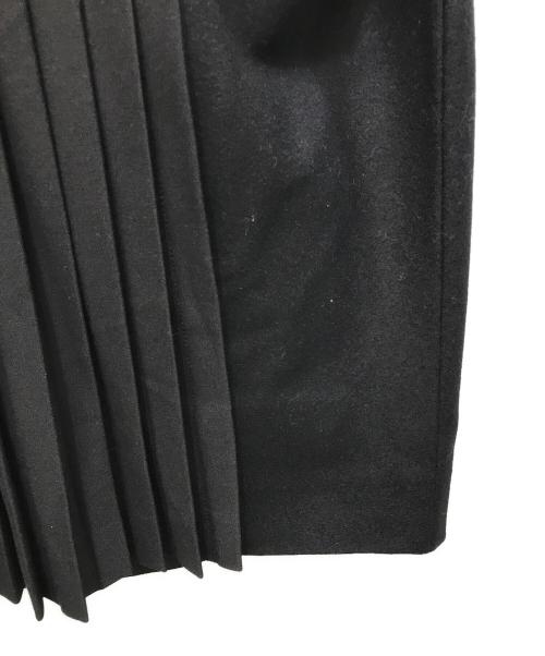 FENDI（フェンディ）FENDI (フェンディ) プリーツ切替ウールスカート ブラック サイズ:40の古着・服飾アイテム