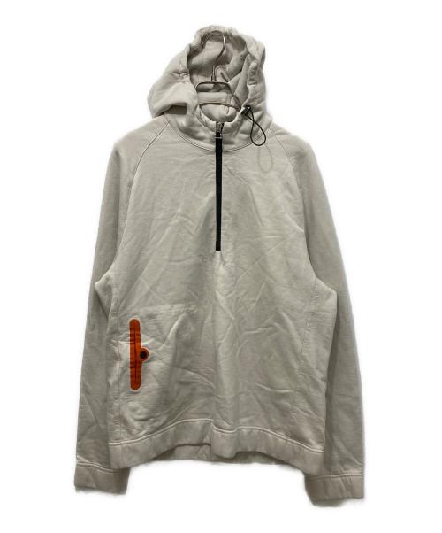 HERMES（エルメス）HERMES (エルメス) ハーフジップパーカー ベージュ サイズ:XLの古着・服飾アイテム