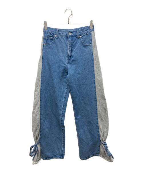 Ameri VINTAGE（アメリヴィンテージ）Ameri VINTAGE (アメリヴィンテージ) SIDE SWITCH 2WAY RIBBON DENIM PANTS インディゴ サイズ:26の古着・服飾アイテム