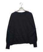 COMOLIコモリ）の古着「カシミヤボートネックコモリニット」｜ネイビー