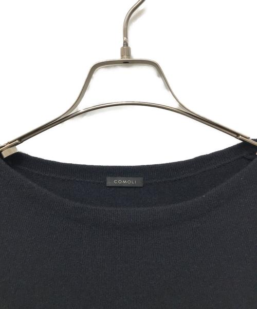 COMOLI（コモリ）COMOLI (コモリ) カシミヤボートネックコモリニット ネイビー サイズ:FREEの古着・服飾アイテム