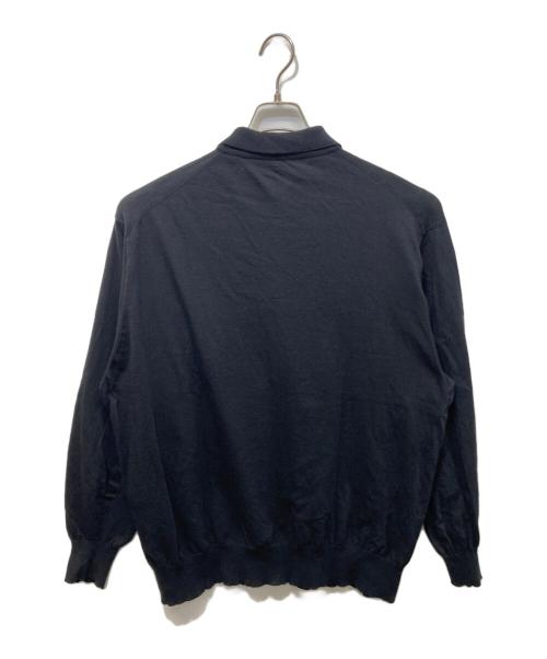 COMOLI（コモリ）COMOLI (コモリ) コットン ニットポロ ブラック サイズ:3の古着・服飾アイテム
