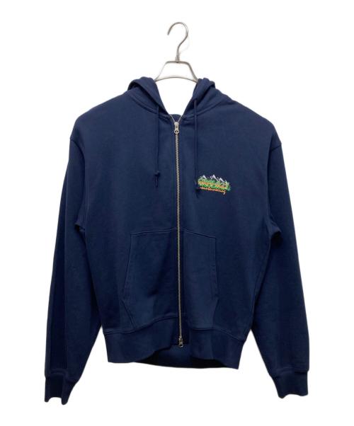 GRAMICCI（グラミチ）GRAMICCI (グラミチ) MOUNTAINEERING ZIP HOODED SWEATSHIRT ネイビー サイズ:L 未使用品の古着・服飾アイテム