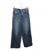 upper hightsアッパーハイツ）の古着「THE SISTER ワイドデニムパンツ」｜インディゴ