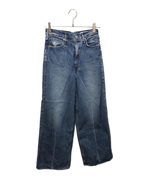 upper hights（アッパーハイツ）upper hights (アッパーハイツ) THE SISTER ワイドデニムパンツ インディゴ サイズ:23の古着・服飾アイテム