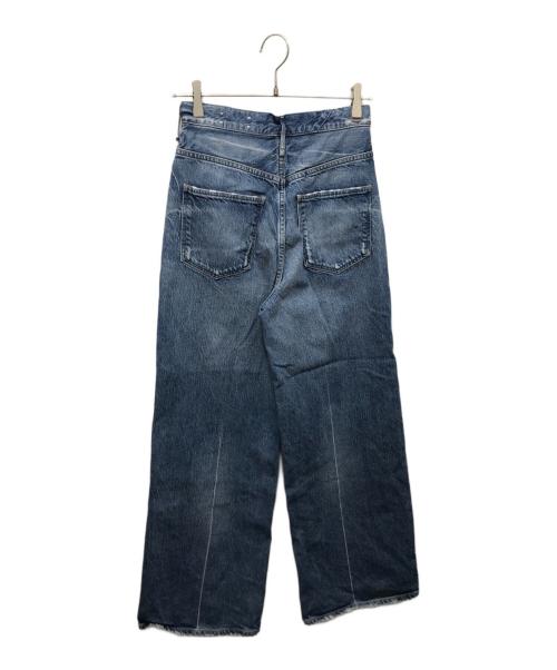 upper hights（アッパーハイツ）upper hights (アッパーハイツ) THE SISTER ワイドデニムパンツ インディゴ サイズ:23の古着・服飾アイテム