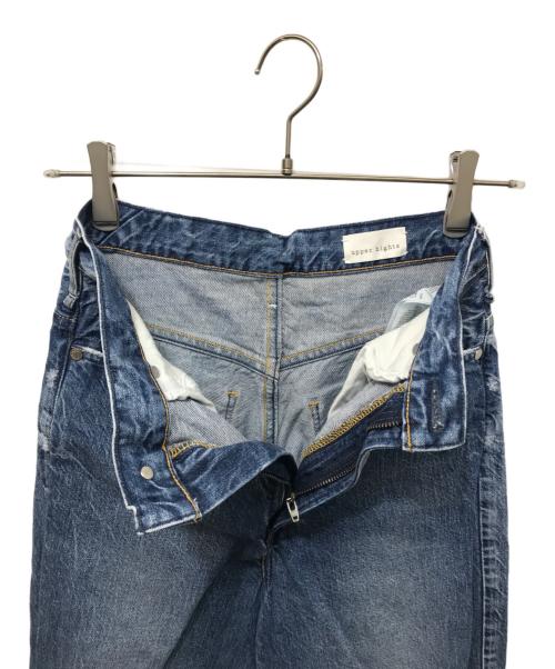 upper hights（アッパーハイツ）upper hights (アッパーハイツ) THE SISTER ワイドデニムパンツ インディゴ サイズ:23の古着・服飾アイテム