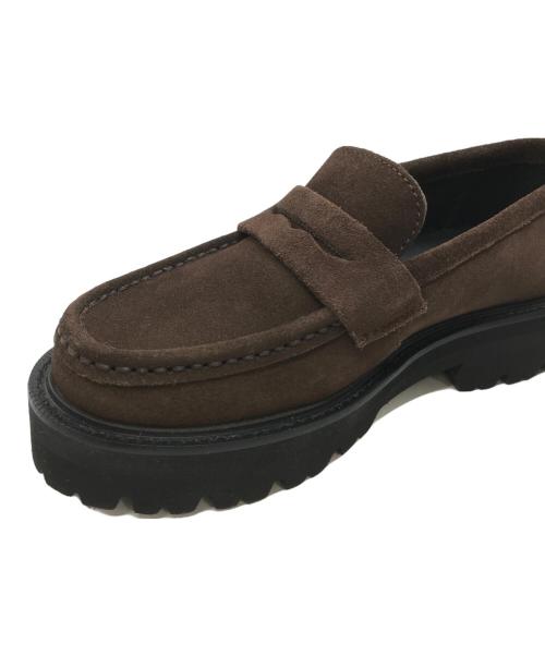 Caminando（カミナンド）Caminando (カミナンド) SUEDE LOAFER ブラウン サイズ:35の古着・服飾アイテム