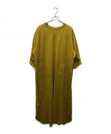 SAYAKA DAVIS（サヤカ デイヴィス）の古着「Tee Shirt Dress」｜イエロー