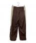 UMBRO (アンブロ) FREAK'S STORE (フリークストア) 別注ナイロンパンツ ブラウン×ベージュ サイズ:M 未使用品：6000円