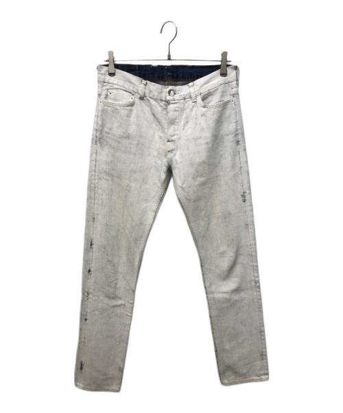 H&M（エイチアンドエム）H&M (エイチアンドエム) Maison Margiela (メゾンマルジェラ) ペンキデニムパンツ ホワイト サイズ:29の古着・服飾アイテム