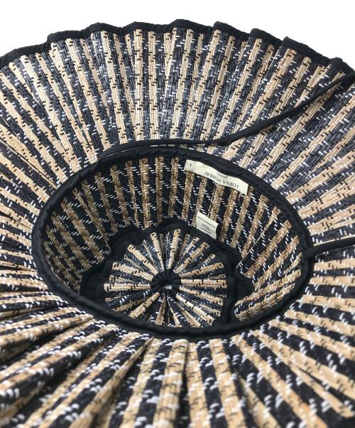 Lorna Murray（ローナマーレイ）LORNA MURRAY (ローナマーレイ) ISLAND VIENNA HAT ブラック×ベージュの古着・服飾アイテム