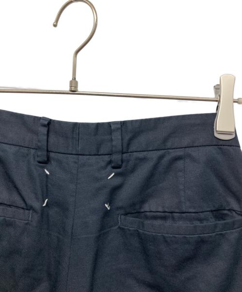 Maison Margiela（メゾンマルジェラ）Maison Margiela (メゾンマルジェラ) フロントホックチノパン ネイビー サイズ:46の古着・服飾アイテム