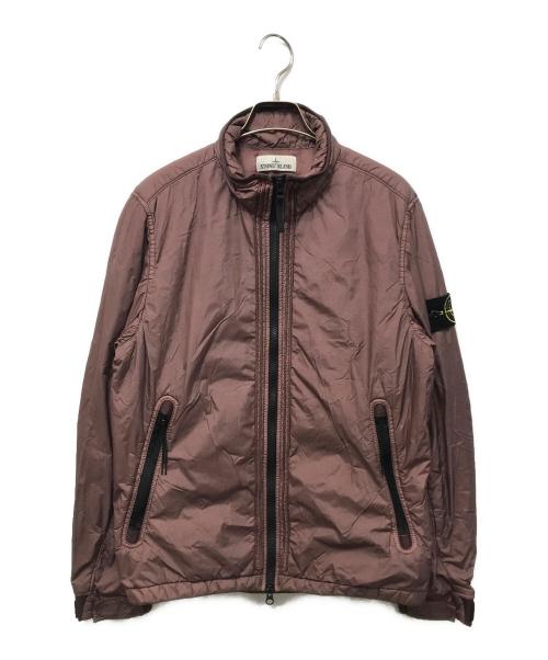 STONE ISLAND（ストーンアイランド）STONE ISLAND (ストーンアイランド) GARMENT DYED CRINKLE REPS 中綿ジャケット パープル サイズ:Sの古着・服飾アイテム