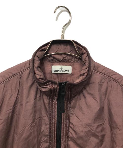 STONE ISLAND（ストーンアイランド）STONE ISLAND (ストーンアイランド) GARMENT DYED CRINKLE REPS 中綿ジャケット パープル サイズ:Sの古着・服飾アイテム