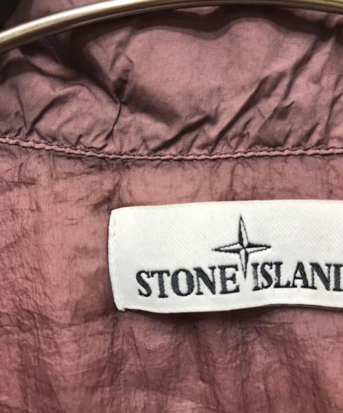 STONE ISLAND（ストーンアイランド）STONE ISLAND (ストーンアイランド) GARMENT DYED CRINKLE REPS 中綿ジャケット パープル サイズ:Sの古着・服飾アイテム