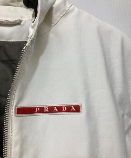 PRADA SPORTS（プラダスポーツ）PRADA SPORTS (プラダスポーツ) フーデッドベスト ホワイト サイズ:XSの古着・服飾アイテム