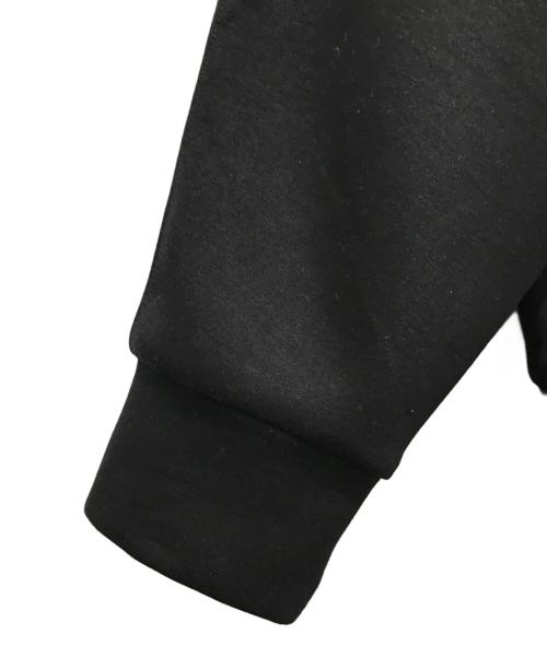 UNDERCOVER（アンダーカバー）UNDERCOVER (アンダーカバー) シンセティックレザー切替スウェット ブラック サイズ:4の古着・服飾アイテム
