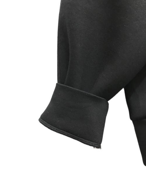 UNDERCOVER（アンダーカバー）UNDERCOVER (アンダーカバー) シンセティックレザー切替スウェット ブラック サイズ:4の古着・服飾アイテム