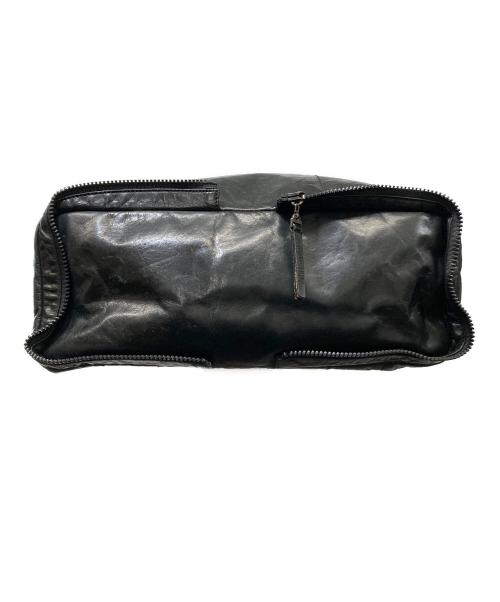 Maison Margiela（メゾンマルジェラ）Maison Margiela (メゾンマルジェラ) ジップデザイン レザートート ブラックの古着・服飾アイテム