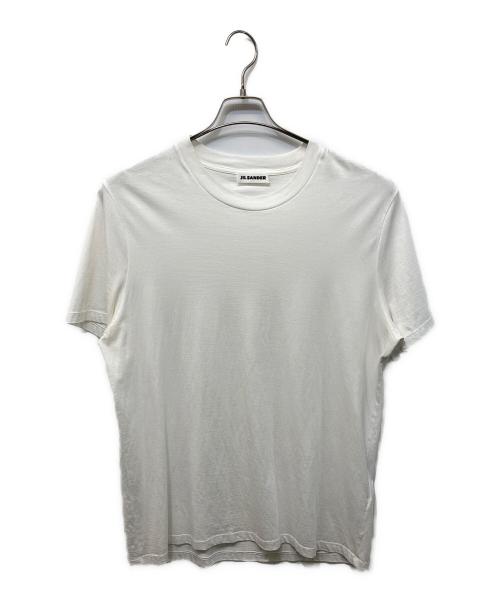 JIL SANDER（ジルサンダー）JIL SANDER (ジルサンダー) クルーネックTシャツ ホワイト サイズ:Lの古着・服飾アイテム