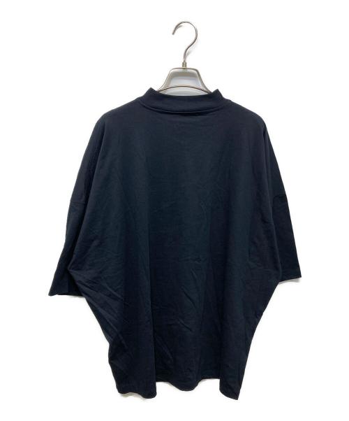 JIL SANDER（ジルサンダー）JIL SANDER (ジルサンダー) モックネックTシャツ ネイビー サイズ:Sの古着・服飾アイテム
