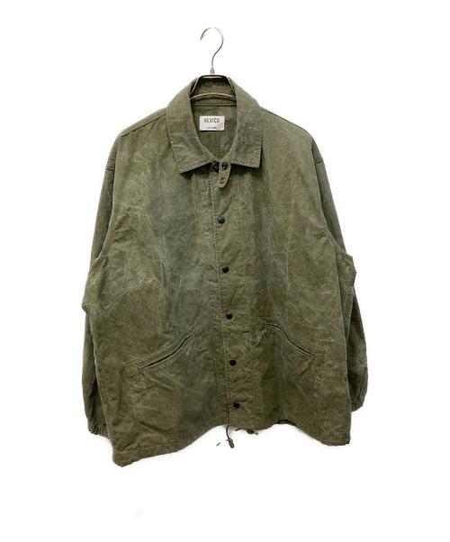 HEXICO（ヘキシコ）HEXICO (ヘキシコ) TENT CLOTH COACH JACKET オリーブ サイズ:ONE SIZEの古着・服飾アイテム
