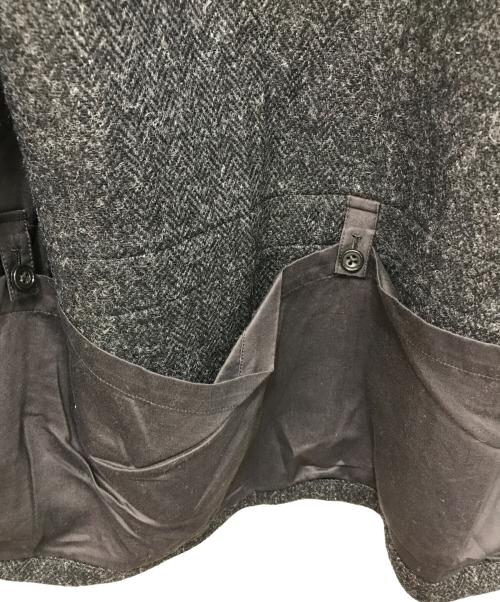 WOOLRICH（ウールリッチ）WOOLRICH (ウールリッチ) ツイード切替ハンティングジャケット ブラック×グレー サイズ:Lの古着・服飾アイテム