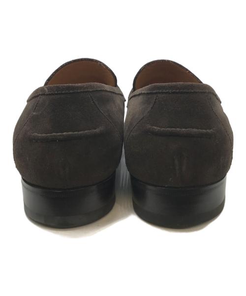 ENZO BONAFE（エンツォボナフェ）Enzo bonafe (エンツォボナフェ) スウェードコインローファー ブラウン サイズ:8 1/2の古着・服飾アイテム