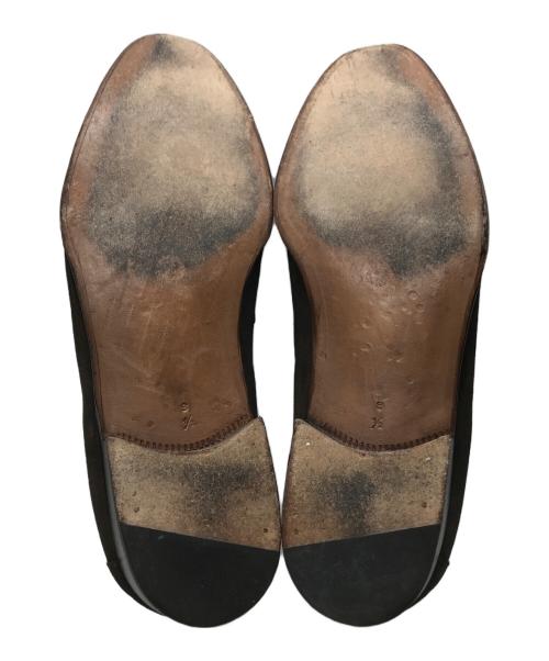 ENZO BONAFE（エンツォボナフェ）Enzo bonafe (エンツォボナフェ) スウェードコインローファー ブラウン サイズ:8 1/2の古着・服飾アイテム