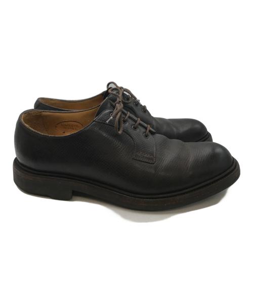 Edward Green（エドワードグリーン）Edward Green (エドワードグリーン) CAUDALE プレーントゥダービーシューズ ブラウン サイズ:6E last:72の古着・服飾アイテム