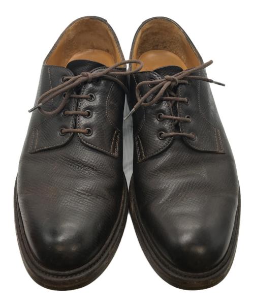 Edward Green（エドワードグリーン）Edward Green (エドワードグリーン) CAUDALE プレーントゥダービーシューズ ブラウン サイズ:6E last:72の古着・服飾アイテム