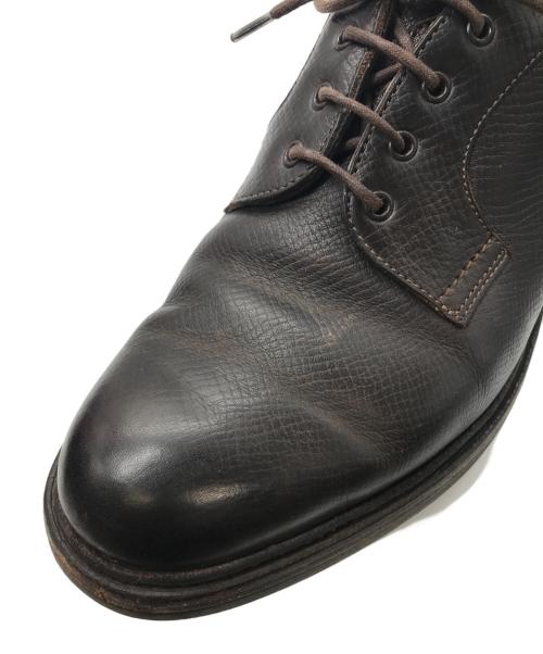 Edward Green（エドワードグリーン）Edward Green (エドワードグリーン) CAUDALE プレーントゥダービーシューズ ブラウン サイズ:6E last:72の古着・服飾アイテム