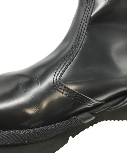 ALMOSTBLACK（オールモストブラック）ALMOSTBLACK (オールモストブラック) Midorikawa Ryo (ミドリカワリョウ) バックジップブーツ ブラック サイズ:24の古着・服飾アイテム