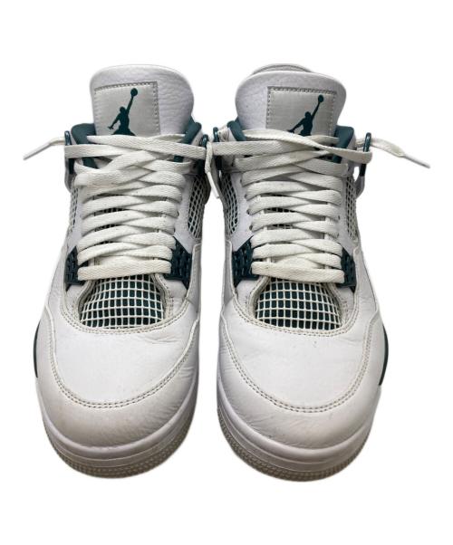 NIKE（ナイキ）NIKE (ナイキ) Air Jordan 4 Retro ホワイト×グリーン サイズ:27の古着・服飾アイテム