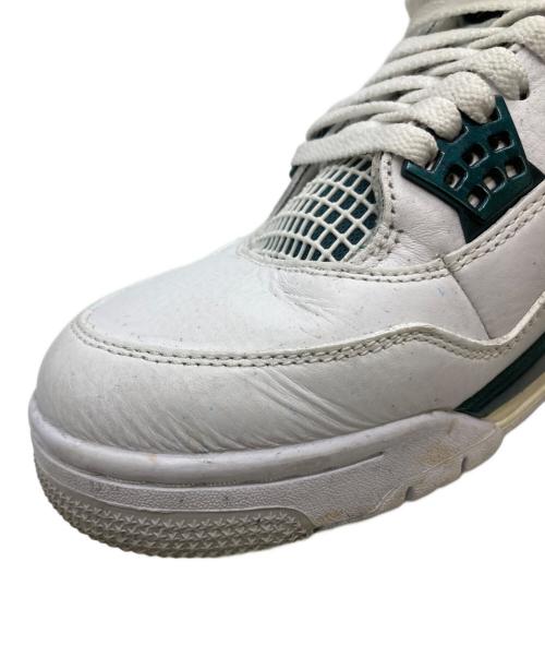 NIKE（ナイキ）NIKE (ナイキ) Air Jordan 4 Retro ホワイト×グリーン サイズ:27の古着・服飾アイテム