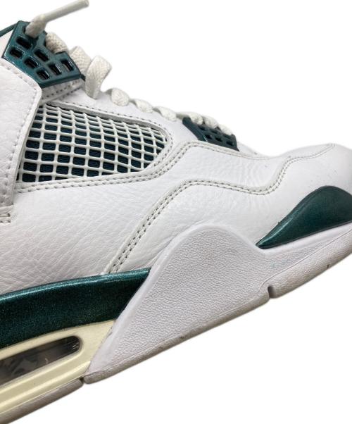 NIKE（ナイキ）NIKE (ナイキ) Air Jordan 4 Retro ホワイト×グリーン サイズ:27の古着・服飾アイテム