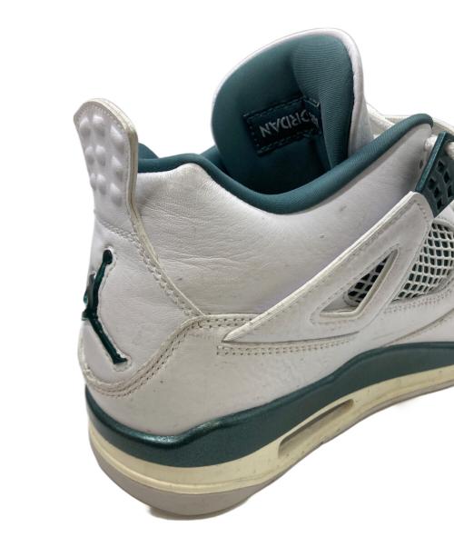 NIKE（ナイキ）NIKE (ナイキ) Air Jordan 4 Retro ホワイト×グリーン サイズ:27の古着・服飾アイテム