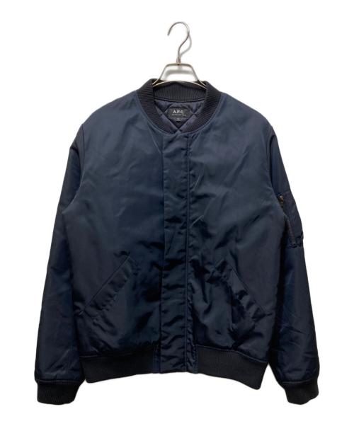 A.P.C.（アーペーセー）A.P.C. (アーペーセー) MA-1ジャケット ネイビー サイズ:SIZE Sの古着・服飾アイテム