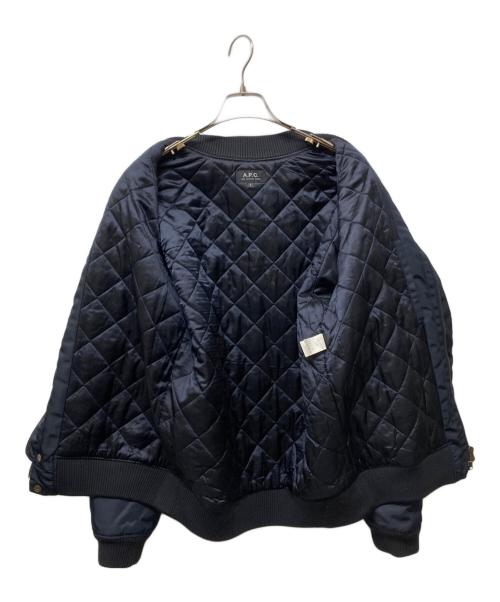 A.P.C.（アーペーセー）A.P.C. (アーペーセー) MA-1ジャケット ネイビー サイズ:SIZE Sの古着・服飾アイテム