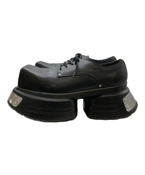 GRANCY（グランシー）GRANCY (グランシー) Metal Plate Leather Shoes ブラック サイズ:44の古着・服飾アイテム