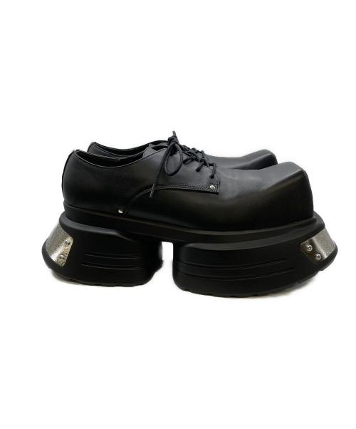 GRANCY（グランシー）GRANCY (グランシー) Metal Plate Leather Shoes ブラック サイズ:44の古着・服飾アイテム