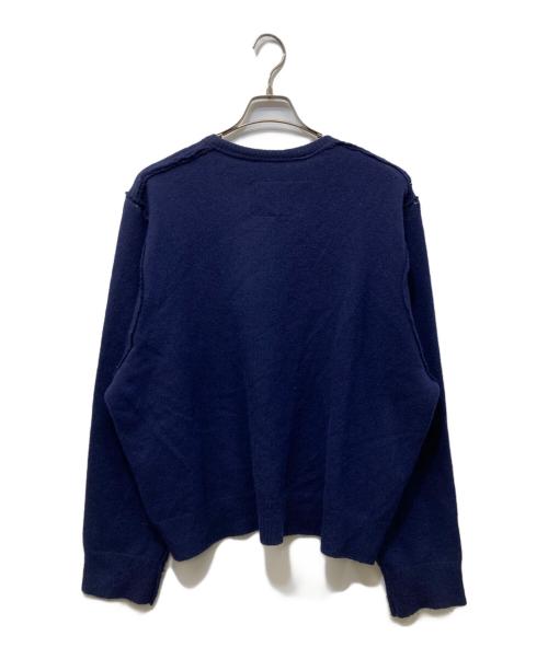 CAMIEL FORTGENS（カミエルフォートヘンス）CAMIEL FORTGENS (カミエルフォートヘンス) FRANKENSTEIN V-NECK ネイビー サイズ:SIZE Mの古着・服飾アイテム