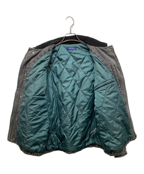 NAUTICA（ノーティカ）NAUTICA (ノーティカ) デニムブルゾン グレー サイズ:Mの古着・服飾アイテム