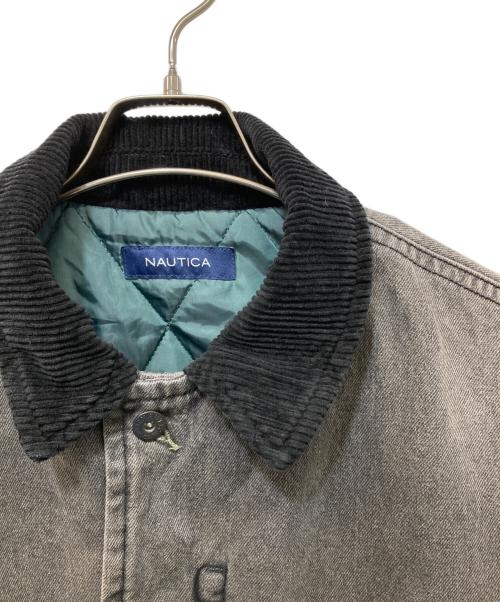 NAUTICA（ノーティカ）NAUTICA (ノーティカ) デニムブルゾン グレー サイズ:Mの古着・服飾アイテム