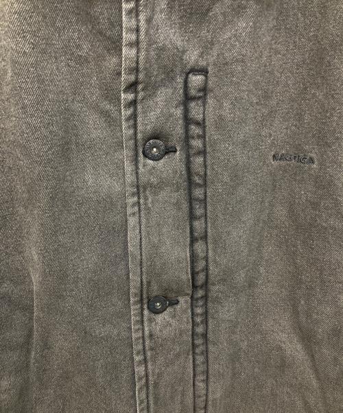 NAUTICA（ノーティカ）NAUTICA (ノーティカ) デニムブルゾン グレー サイズ:Mの古着・服飾アイテム