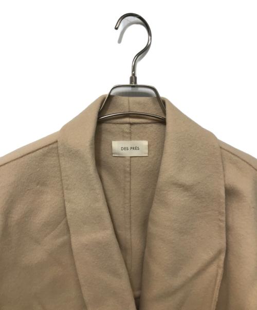 DES PRES（デ プレ）DES PRES (デ プレ) ダブルフェイスメルトンビーバー ショートコート ベージュ サイズ:Free 未使用品の古着・服飾アイテム