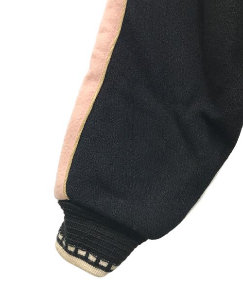 HUMAN MADE（ヒューマンメイド）HUMAN MADE (ヒューマンメイド) Car Club Jacket ブラック×ピンク サイズ:Ｌの古着・服飾アイテム